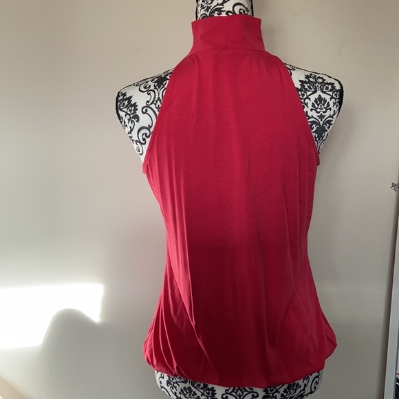 The Limited Fuschia Ruffle Sleeveless Top - Picture 3 of 5
